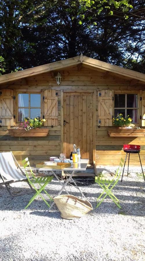Le Chalet Du Clos Giot Saint-Vaast-la-Hougue Exterior foto