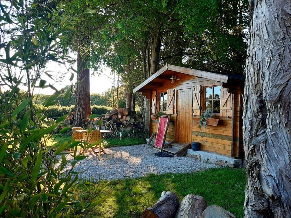 Le Chalet Du Clos Giot Saint-Vaast-la-Hougue Exterior foto